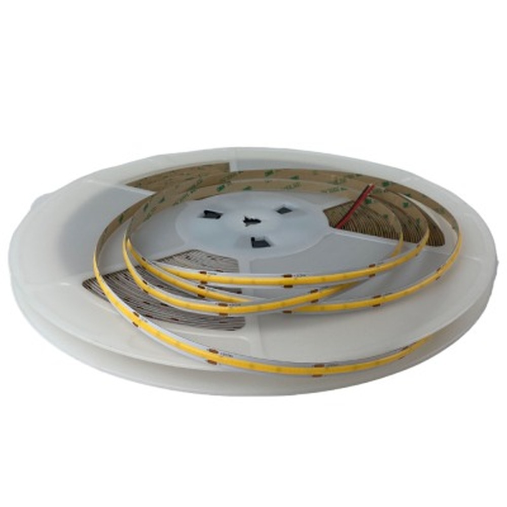 24V LED Tape Light COB (2700K) - 3W per foot 16' Roll - Indoor - Dimmable