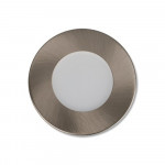 Under Cabinet Puck Light - Mount + Trim only - Brushed Nickel - V2