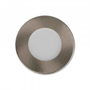 Under Cabinet Puck Light - Mount + Trim only - Brushed Nickel - V2