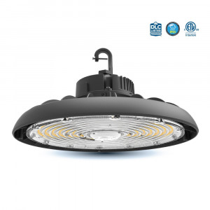 LED UFO HIGH BAY 3CCT (3500K - 1000K AND 5000K) + 3 WATTAGE SELECTABLE (100W - 125W AND 150W) - 135L/WATT OR