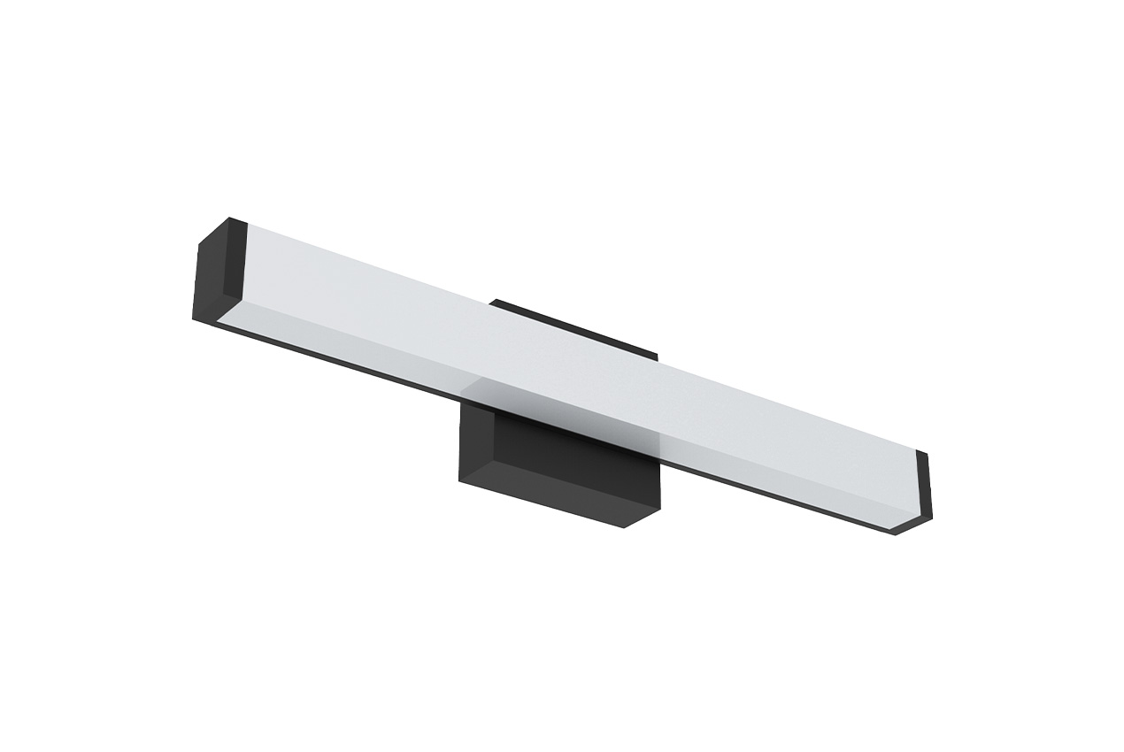 Vanity Light - 2ft - Square - 9/15/19W - 27/30/35/40/5000K - 120-277V - Triac Dimming - Black