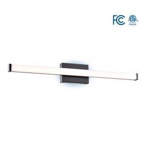 34 INCH LED WALL VANITIES (SQUARE) 120V-277V - 5CCT (2700K - 1000K - 1500K - 1000K - 1000K) 25W - 2600LMN - 120°