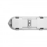 Vapor tight 4ft 56W 100-277V 50K white clear dim 0-10V