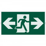 Emergency Light Accessories - Running man double arrow pictogram for EM00 series