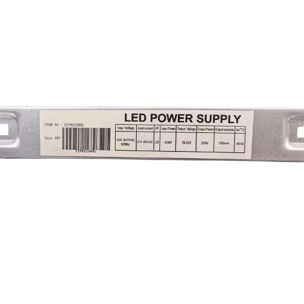 LED Driver DSY 120-347VAC 25-52VDC 40W 0.85A Dimmable 0-10VDC UL